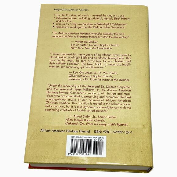 African American Heritage Hymnal 575 Hymns Spirituals Gospel Songs HCDJ 2001 - Picture 2 of 14